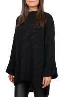 Damen Oversized Strickpullover 25RSW067 Black One Size