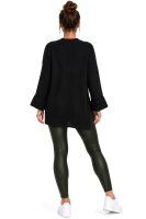 Reichstadt Damen Relaxed Fit Pullover 25RSW067 Black One Size