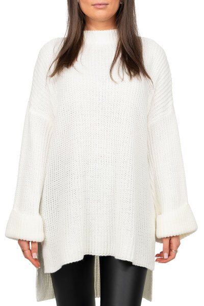 Relaxed Fit Pullover Damen  25RSW067 White One Size