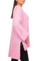 Relaxed Fit Pullover Damen  25RSW067 Baby Rosa One Size
