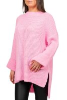 Relaxed Fit Pullover Damen  25RSW067 Baby Rosa One Size