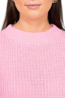 Relaxed Fit Pullover Damen  25RSW067 Baby Rosa One Size