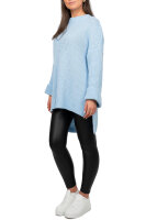 Relaxed Fit Pullover Damen  25RSW067 Baby Blue One Size