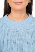 Relaxed Fit Pullover Damen  25RSW067 Baby Blue One Size