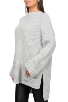 Relaxed Fit Pullover Damen  25RSW067 Light Grey One Size
