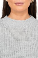 Relaxed Fit Pullover Damen  25RSW067 Light Grey One Size