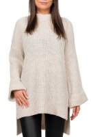Relaxed Fit Pullover Damen  25RSW067 Beige One Size
