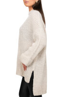 Relaxed Fit Pullover Damen  25RSW067 Beige One Size