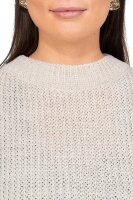 Relaxed Fit Pullover Damen  25RSW067 Beige One Size