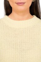 Relaxed Fit Pullover Damen  25RSW067 Yellow One Size