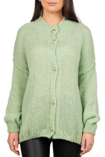 Reichstadt Damen Relaxed Fit Pullover Oversized-Look 25RSW068 Mint One Size