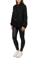 Damen Strickjacke 25RSW068 mit Kn&ouml;pfen Black One Size