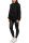 Damen Strickjacke 25RSW068 mit Knöpfen Black One Size