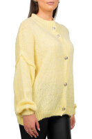Relaxed Fit Strickjacke Damen Oversized-Look25RSW068 Yellow One Size