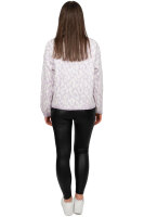 Damen Strickjacke 25RSW069 mit Schleifen Purple One Size