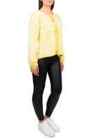 Damen Strickjacke 25RSW069 mit Schleifen Yellow One Size
