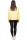 Damen Strickjacke 25RSW069 mit Schleifen Yellow One Size