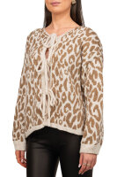 Damen Strickjacke 25RSW069 mit Schleifen Camel One Size