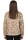 Damen Strickjacke 25RSW069 mit Schleifen Camel One Size