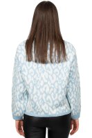 Damen Strickjacke 25RSW069 mit Schleifen Baby Blue One Size