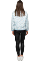 Damen Strickjacke 25RSW069 mit Schleifen Baby Blue One Size