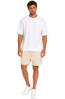 Reichstadt Herren Regular Fit Kurze Hose Mid Waist 25RS072 Eggshell White XXL