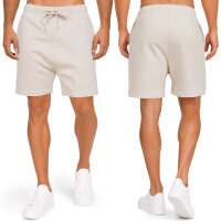Reichstadt Herren Regular Fit Kurze Hose Mid Waist 25RS072 Oat Grey XXL