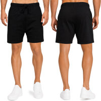 Reichstadt Herren Regular Fit Kurze Hose Mid Waist 25RS072 Black XXL