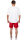 Regular Fit Shorts Herren Mid Waist 25RS073 Red M