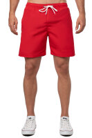 Regular Fit Shorts Herren Mid Waist 25RS073 Red L