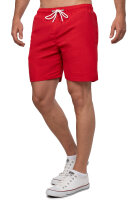 Regular Fit Shorts Herren Mid Waist 25RS073 Red 3XL