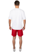 Regular Fit Shorts Herren Mid Waist 25RS073 Red 3XL