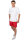 Regular Fit Shorts Herren Mid Waist 25RS073 Red 3XL