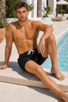 Reichstadt Herren Regular Fit Badehose Mid Waist 25RS073 Black M