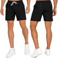 Reichstadt Herren Regular Fit Badehose Mid Waist 25RS073 Black M