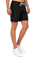 Reichstadt Herren Regular Fit Badehose Mid Waist 25RS073 Black L