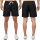 Regular Fit Shorts Herren Mid Waist 25RS073 Black 3XL