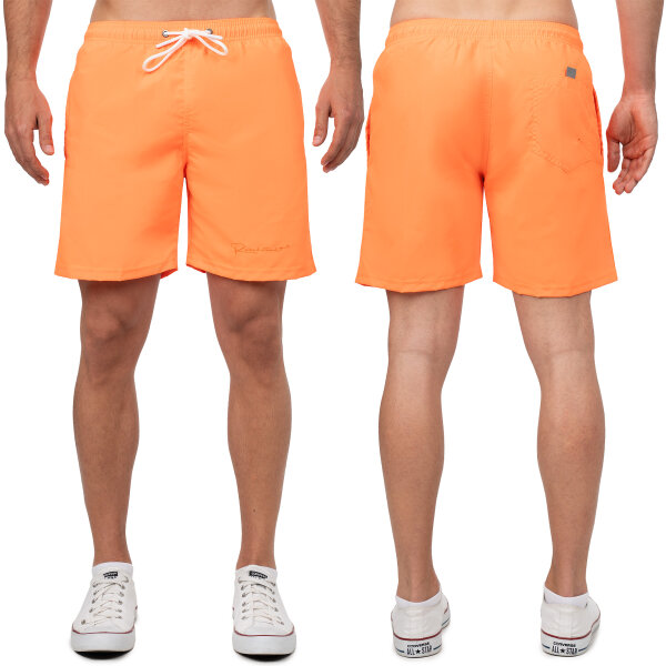 Regular Fit Shorts Herren Mid Waist 25RS073 Orange L