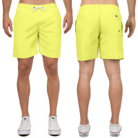 Reichstadt Herren Regular Fit Badehose Mid Waist 25RS073 Neon Yellow XL