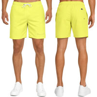 Reichstadt Herren Regular Fit Badehose Mid Waist 25RS073 Neon Yellow 3XL