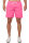Regular Fit Shorts Herren Mid Waist 25RS073 Hot Pink M