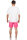 Regular Fit Shorts Herren Mid Waist 25RS073 Hot Pink L