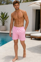 Reichstadt Herren Regular Fit Badehose Mid Waist 25RS073 Light Pink M