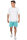 Regular Fit Shorts Herren Mid Waist 25RS073 Turquoise L