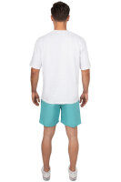 Reichstadt Herren Regular Fit Badehose Mid Waist 25RS073 Turquoise 3XL