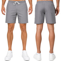 Reichstadt Herren Regular Fit Badehose Mid Waist 25RS073 Dark Grey M