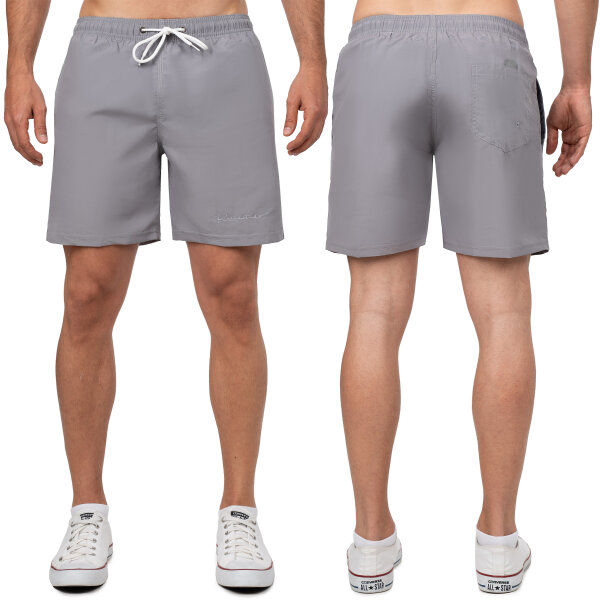 Reichstadt Herren Regular Fit Badehose Mid Waist 25RS073 Dark Grey XXL