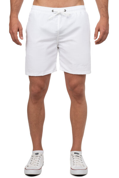 Regular Fit Shorts Herren Mid Waist 25RS073 White M