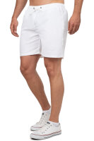 Regular Fit Shorts Herren Mid Waist 25RS073 White M