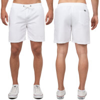 Regular Fit Shorts Herren Mid Waist 25RS073 White XXL